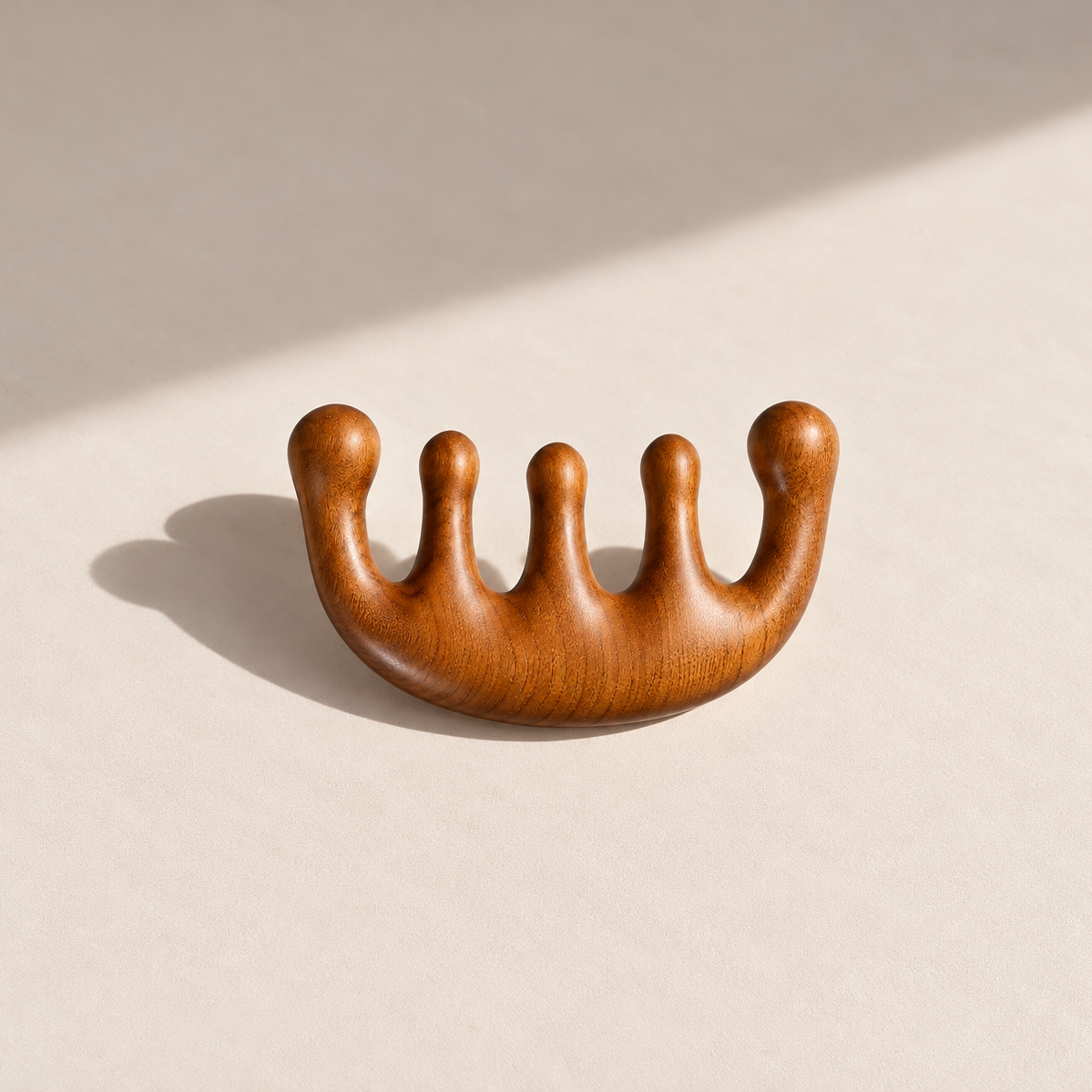 Scalp Ritual Comb -Sandalwood Gua Sha Tool
